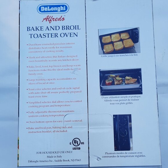 DeLonghi XU-625W Alfredo Ultima Bake and Broil Toaster Oven - Picture 3 of 4